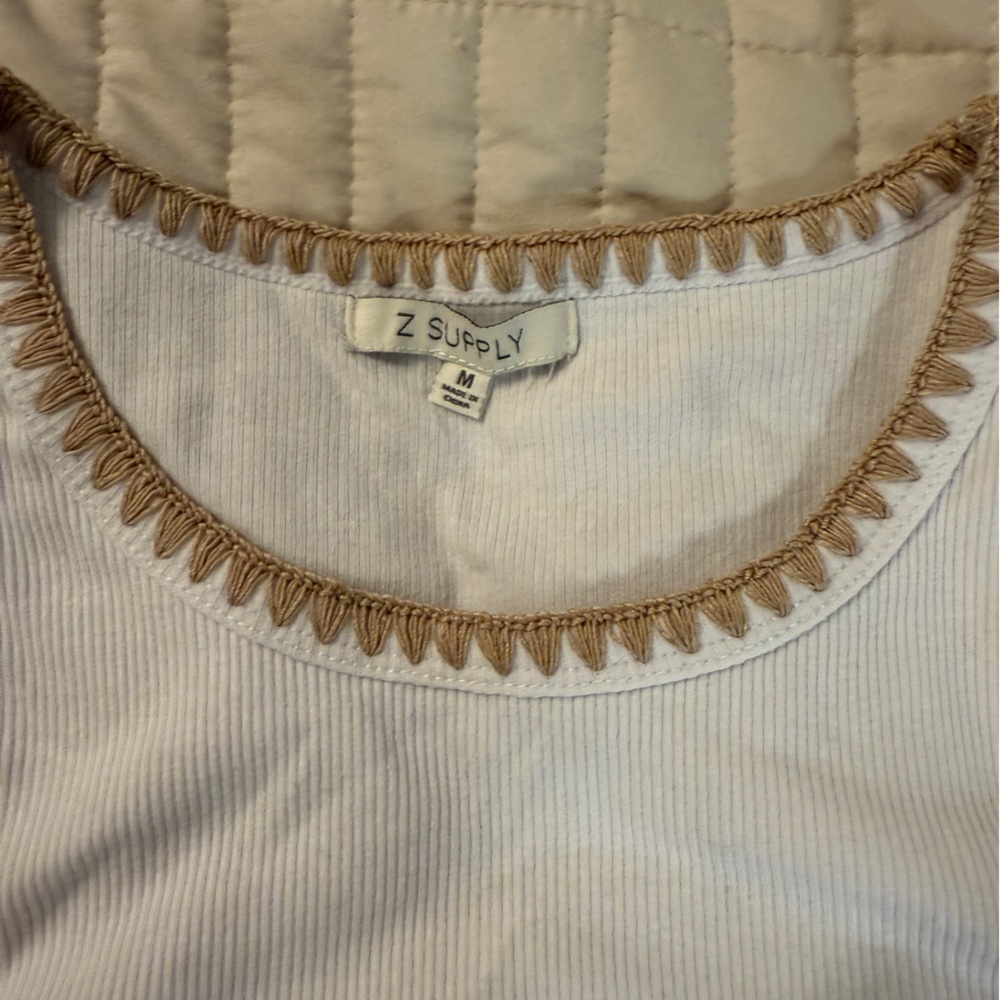 Z Supply Avril Whipstitch Rib Tank - Picture 5 of 6